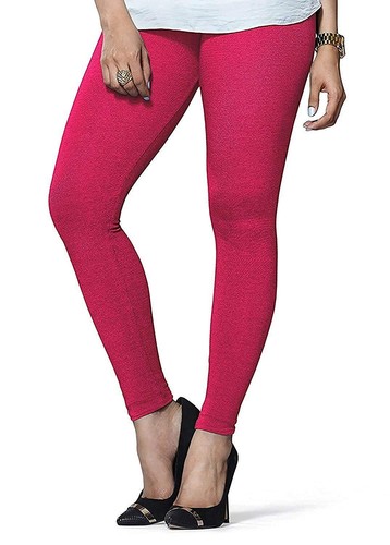 Ankle Length Leggings Dark Pink 