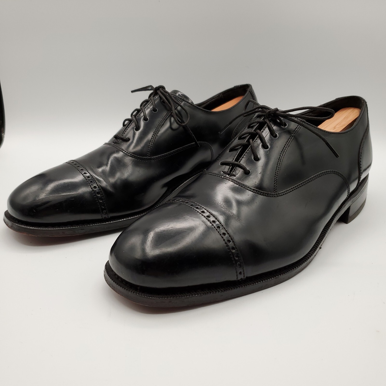 Florsheim Men's Lexington Cap Toe Oxford - Black Dress Shoe In Size 13 EEE