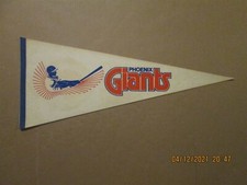 PCL Phoenix Giants Vintage Defunct Circa 1970's Team Logo Baseball Pennant
