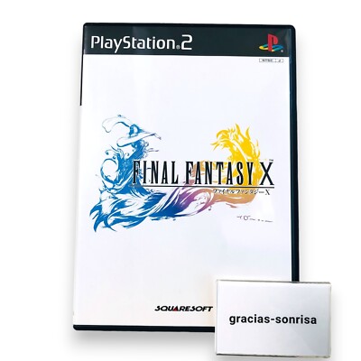 FINAL FANTASY X PlayStation2 PS2 Role Playing Game SQUARESOFT FROM JAPAN