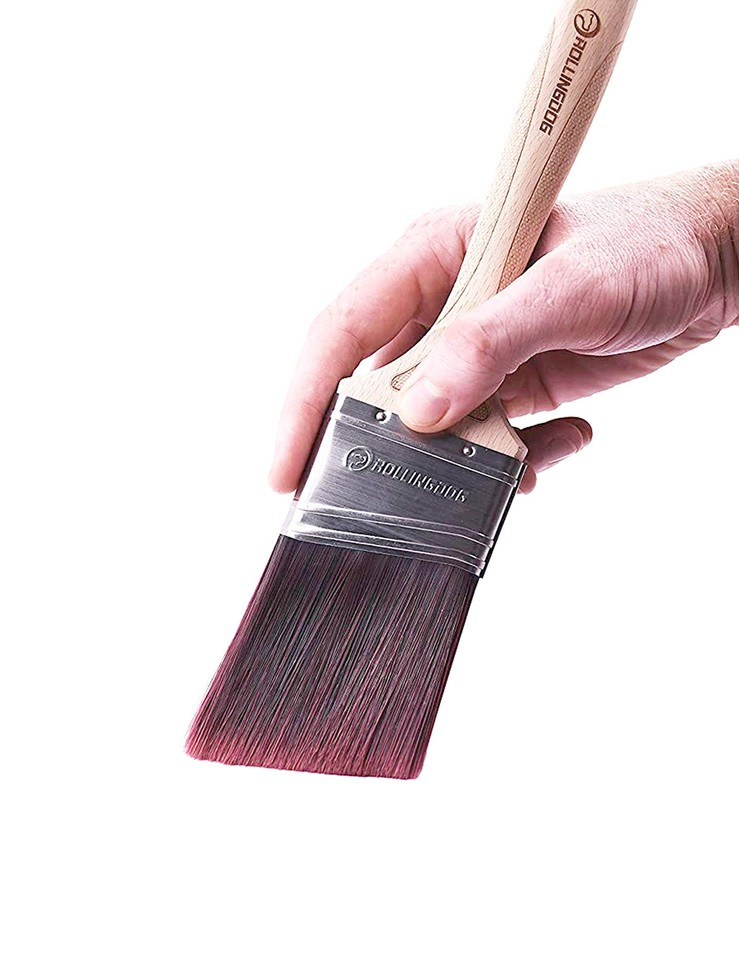 Paint Brush Set Angled Cutting in Paint Brushes for Precise Detail