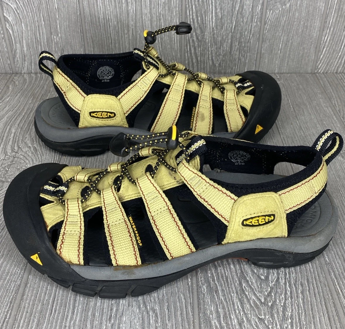 Keen Black Green Newport Closed Toe Water Sandals Shoes Men\'s 7 Women\'s 8 1/2 s-l400.jpg main image 3