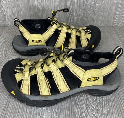 Keen Newport H2 Shoes Green Yellow Waterproof Hiking Sandals  display picture 2