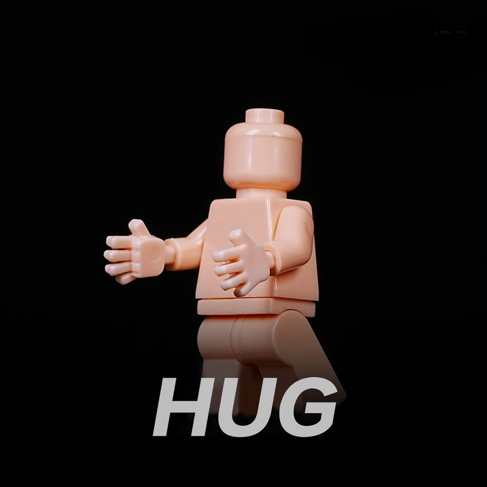 Custom Minifigure Hands Accessory Set – 10 Pairs Hand Gestures for Building Bloc - Image 3 of 4