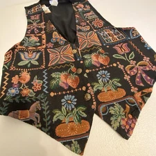 VTG Backroad Blues 70s-80s USA Made Tapestry Country Core Women S Multicolor New