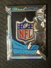 1/1 ROY Panini Black - NFL SHIELD W/ 2 Color Patch Tetairoa McMillan #SIZ-TMN