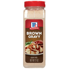 McCormick No Artificial Flavors Brown Gravy Seasoning Mix Bottle, 21 oz Bottle