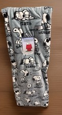 Peanuts Snoopy Berkshire Blanket Grayish Blue 60x70 Plush Throw Soft Cozy