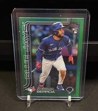 2025 Topps Series 2 Steward Berroa RC Green Foil /99 Blue Jays