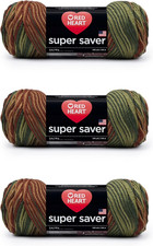 Red Heart Super Saver Yarn, 3 Pack, Fall 3 Count Office Product