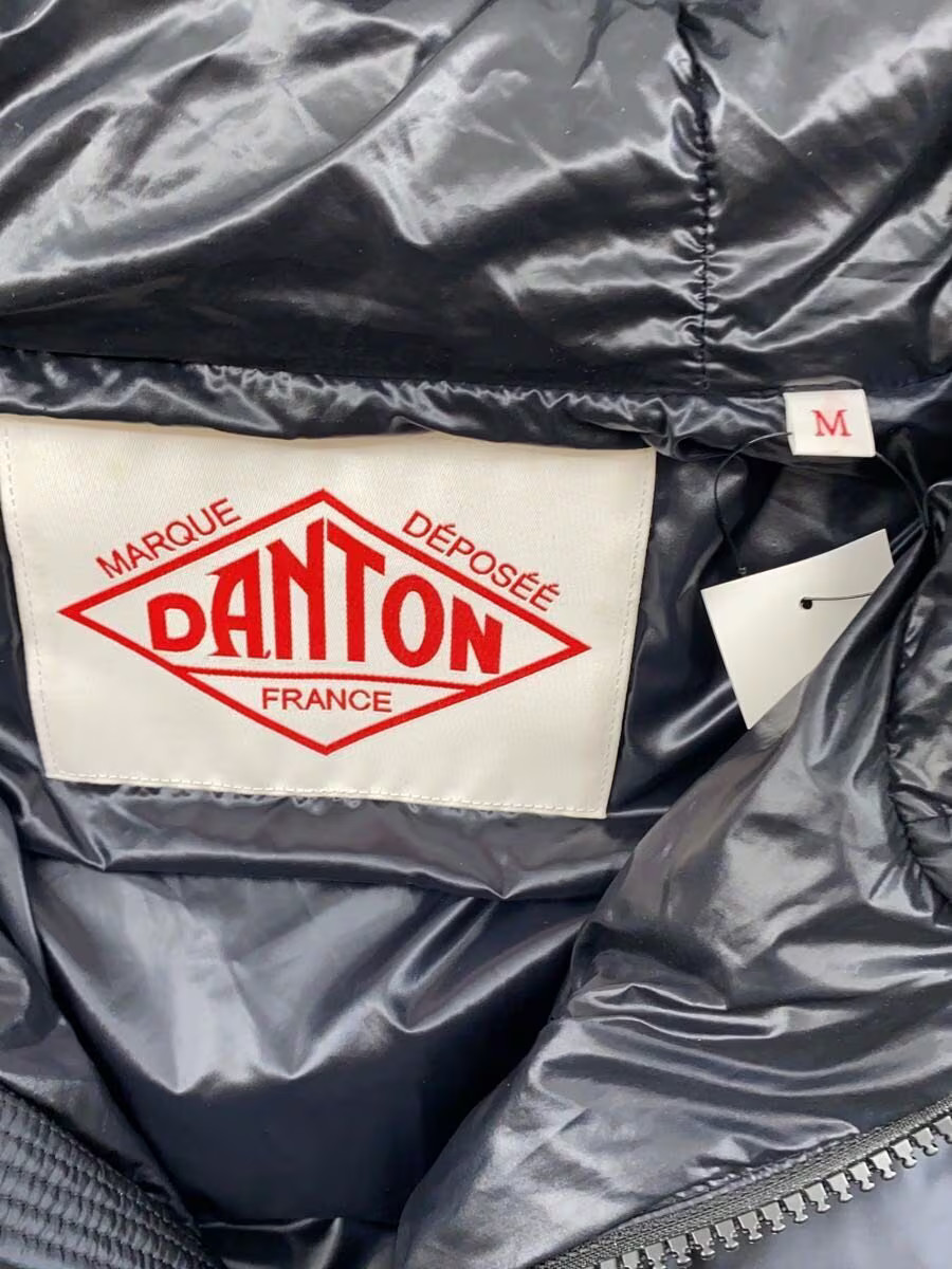 DANTON Down Jacket, Medium, Nylon, Black, Solid C… - image 3