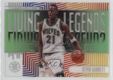 2019-20 Panini Illusions Living Legends Emerald Kevin Garnett #5 HOF 1d36