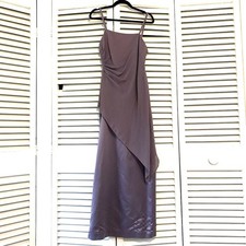 Adrianna Pap ll Occasions size 10 Purple Lilac Sheer Asymmetrical Overlay Gown