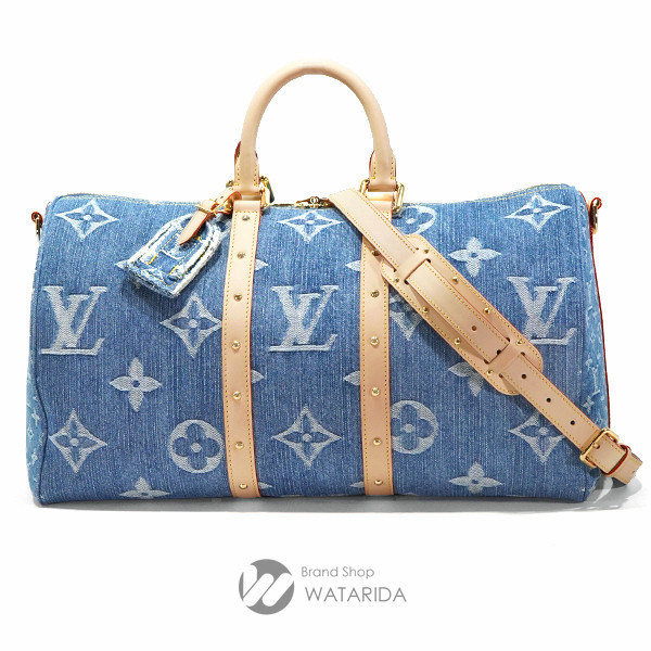 Louis Vuitton　ぺガス45 　ブルーニュイ LOUIS VUITTON Keepall Bandouliere 45 Monogram Denim bg20891 | eBay