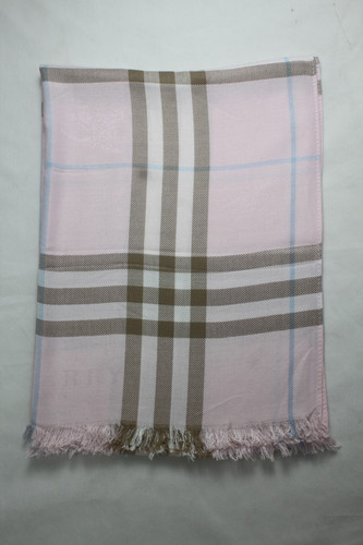 Authentic Burberry Wrap Stole Shawl 100% Cashmere Multicolor Used