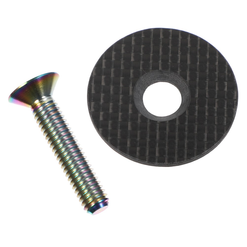 Copriforcella Cuffie Mountain Bike Durevole Fibra di Carbonio Titanio Nero