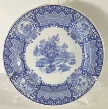 Spode Archive Collection Dinner Plate Blue Room Seasons 1837 10 Inch