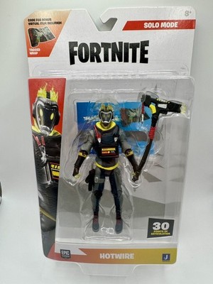 Jazwares Fortnite Solo Mode Series 25 #278 HOTWIRE 4'' Figure w Virtual Code NEW