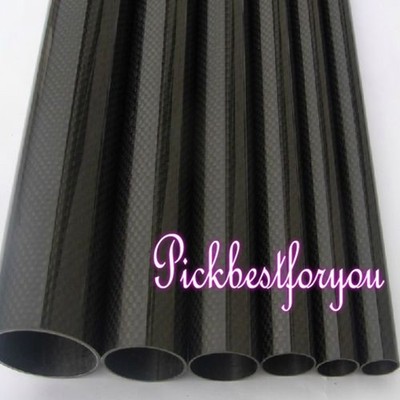 2PCS Carbon Fiber Tube 3K 14mm*16mm*500mm for RC Airplane Glossy  *le