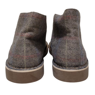 Clarks Men Bushacre 2 Dress Chukka Boots Size US 9M Brown Tweed Leather Clarks Bushacre 2 Dark Brown Leather Chukka Boots Men Size  main image 4