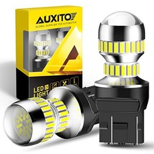 Upgraded 7440 7443 LED Bulbs for Reverse Lights Brake Tail 7443/7440 White