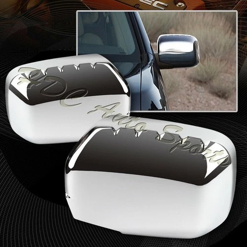 For 06-14 Honda Ridgeline Mirror Chrome ABS Side Mirror Covers Cover Trim 2Pcs