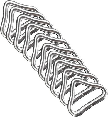 10PCS Trampoline Triangle Buckle V Rings High Strength