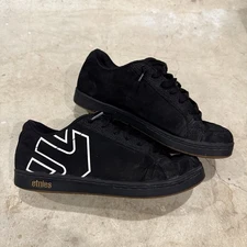 Etnies Kingpin Skate Shoes Men’s 12 Black White – Fat Tongue Chunky Skate