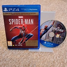 Marvel Spider-Man Game of the Year Edition PS4 Video Game DLC Included Action