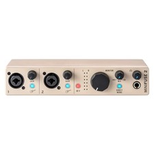Arturia MiniFuse 2 Champagne Portable Audio Interface with Music Production