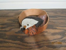 VTG. ARTESANIAS LEON HECHO EN MEXICO HANDCRAFTED BALD EAGLE BELT SIZE 34
