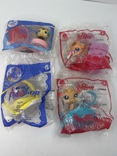 Littlest Pet Shop McDonald's Happy Meal Toys Unopened 2006 and 2010 Set of 4