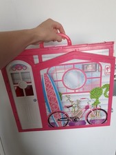 Mattel Barbie Glam Vacation Beach House Fold N' Go - Mitnehmhaus + Zubehör