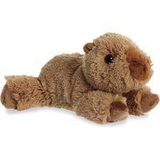 Aurora Mini Flopsie Charlie Capybara - 8-Inch Stuffed Animal Plush