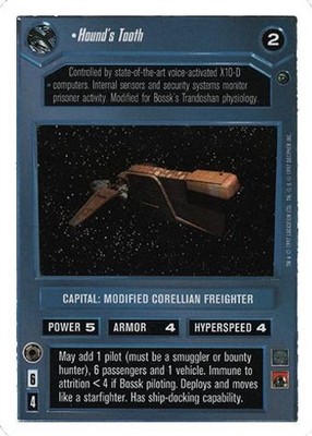 Hound's Tooth - Dagobah Revised - Star Wars CCG