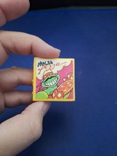 Vtg TMNT Head Droppin Mike Shield Hat Pizza Box Weapon  *10