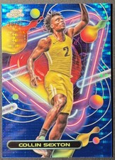 2023-24 Topps Cosmic Chrome - Collin Sexton #133 Blue Moon Refractor /99