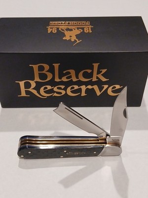 Rough Rider Black Reserve Bearhead One Arm Razor Pakkawood RR2568