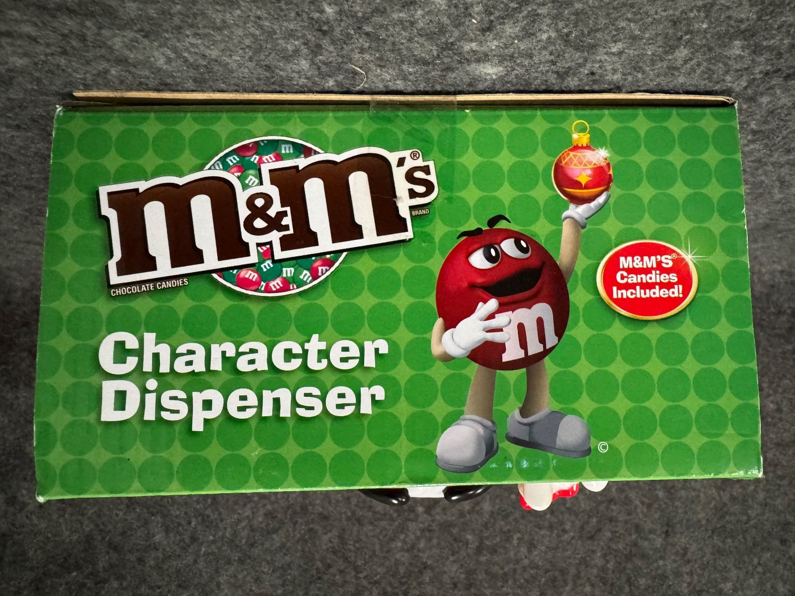 *NIB* M&Ms Christmas RED M&M Character Candy Dispenser 2015 Limited Edition