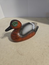 Vintage 1984 Enesco Ceramic Duck Figurine Hand Painted Detail Statue Figure