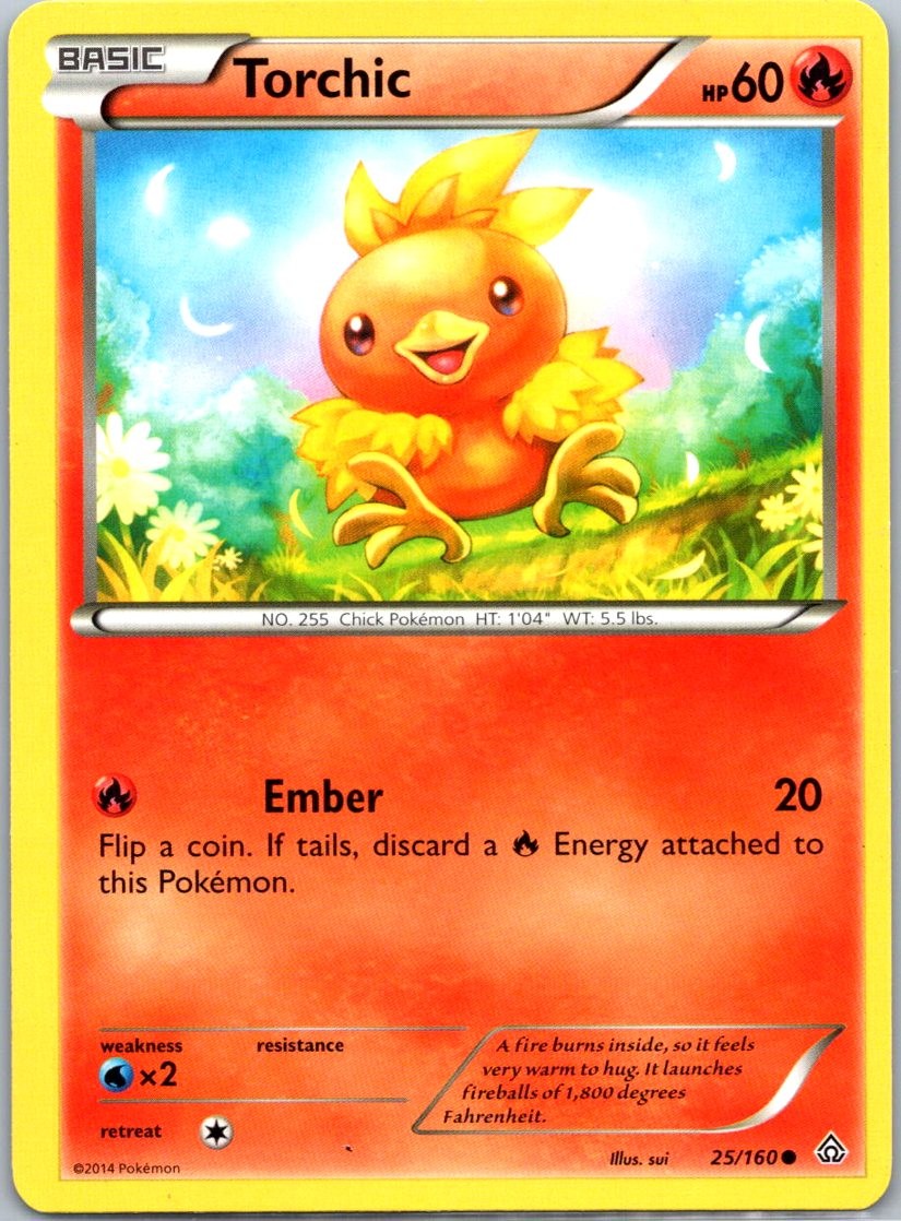 Torchic 25/160 Common XY - Primal Clash 2015 NM