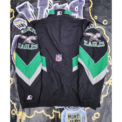 Rare!!! Vintage 90s Philadelphia Eagles Starter Arm Logos Jacket