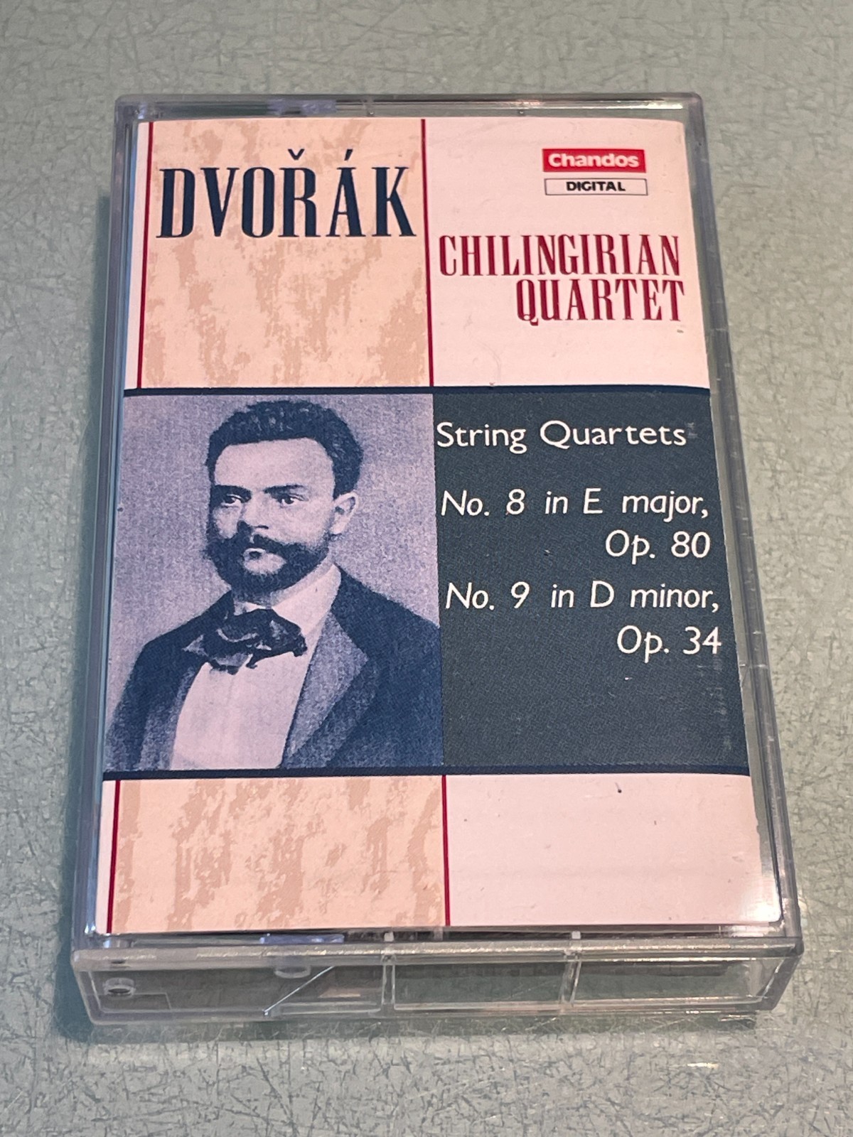 Dvorak - String Quartets No. 8 & 9 - Cassette Tape Album - Chilingirian Quartet