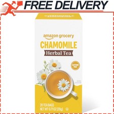 Chamomile Herbal Tea Bags Caffeine Free, Vegetarian, 20 Ct