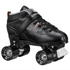 Roller Derby STR Seven Men's Quad Roller Speed Skates 8 Black/Grey
