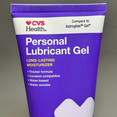 cvs personal lubricant liquid gel CVS HEALTH (2 PACK) Personal Lubricant Water-Based Tube 4oz Each Exp 04/26