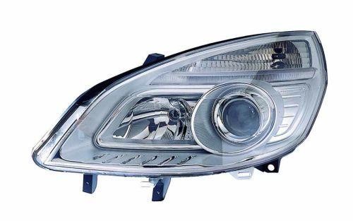 ABAKUS Left Headlight 551-1169L-LDEM1 Chrome Without Bulb Holder H7/H1