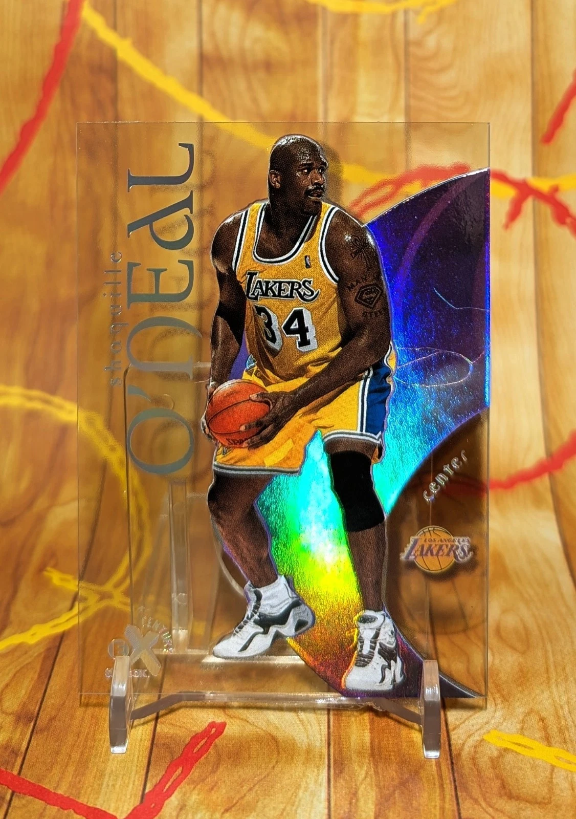 Shaquille O'Neal 1998-99 SkyBox E-X Century #14 Lakers *See Pics For Scratch