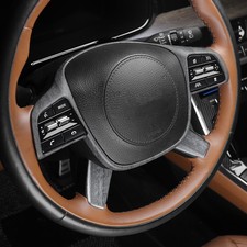 Guarnizione copri bottoni telaio volante tuning legno per KIA Telluride 2020-2025