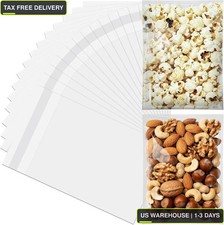 200 Pcs Thickened Cookie Bags with Seal 5x7 In, Clear 1 Count Pack of 200 